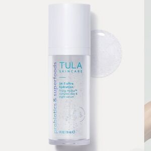 NIB Tula Skincare 24-7 Ultra Hydration Serum Triple-Hydra Complex Day & Night